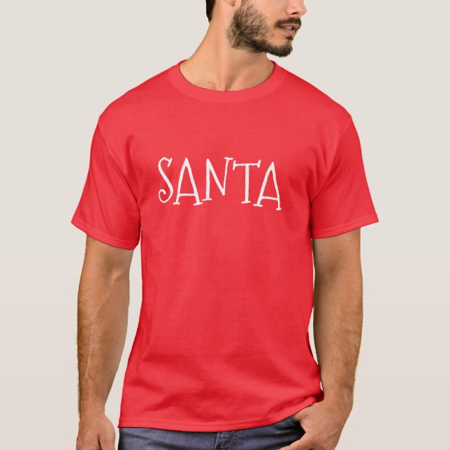 Coola Santa Shirts - Lustigt matchande julsjöfart T Shirt (Framsida)
