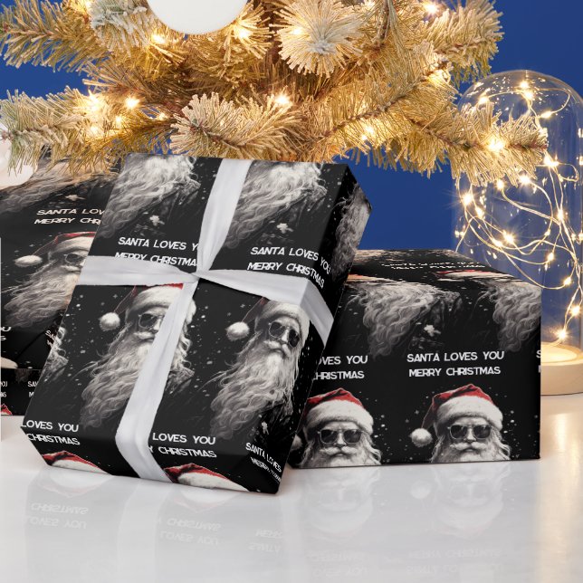 Coola Santa Two Linjer av anpassning Presentpapper (Helgdagar)