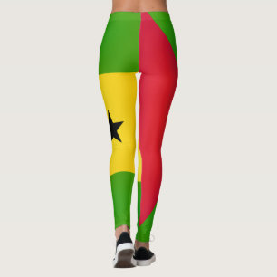 Coola São Tomé och Príncipe Flagga Mode Leggings