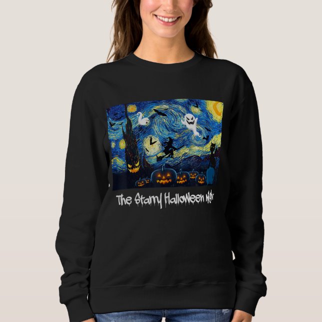 Coola Sarcastic Vincent Van Gogh, Starry Hallowed T Shirt (Framsida)