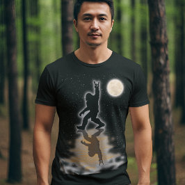 Coola Sasquatch Reflection show Kärlek to Hans Flä T Shirt