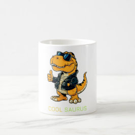Coola Saurus Funny T rex Dinosaur on Kaffemugg