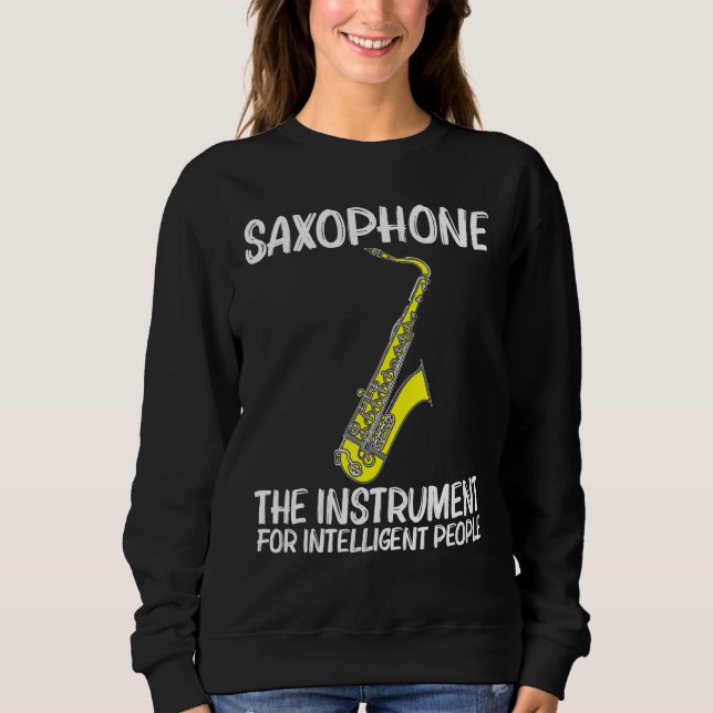 Coola Saxophone För manar Women Jazz Player Marchi T Shirt (Framsida)