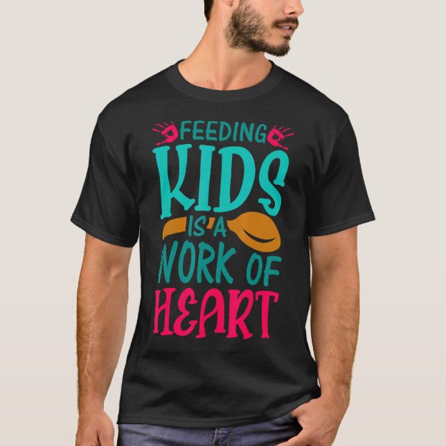 Coola School LUNCH DAM Squad Back to school T Shirt (Framsida)