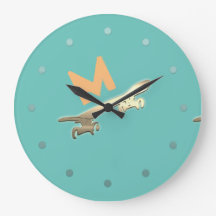Coola School Skater Board Wall Clock