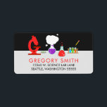 Coola Science Lab Adressetikett<br><div class="desc">Lägg till en vetenskaplig beröring till din korrespondens med Coola Science Lab-Adressetiketterna som är designade av Enchantthy Design Company. Etiketterna har en labbuppsättning som är komplett med sak som du kan behöva för ett vetenskapligt experiment som omfattar mikroskop, petriskål, bakers och teströr. Det samordnar med inbjudan till vårt Kids Science...</div>