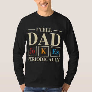 Coola Science Pappa Joke I Berätta för Pappa Jokes T Shirt