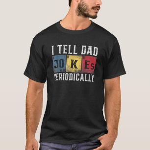 Coola Science Pappa Joke I Berätta för Pappa Jokes T Shirt