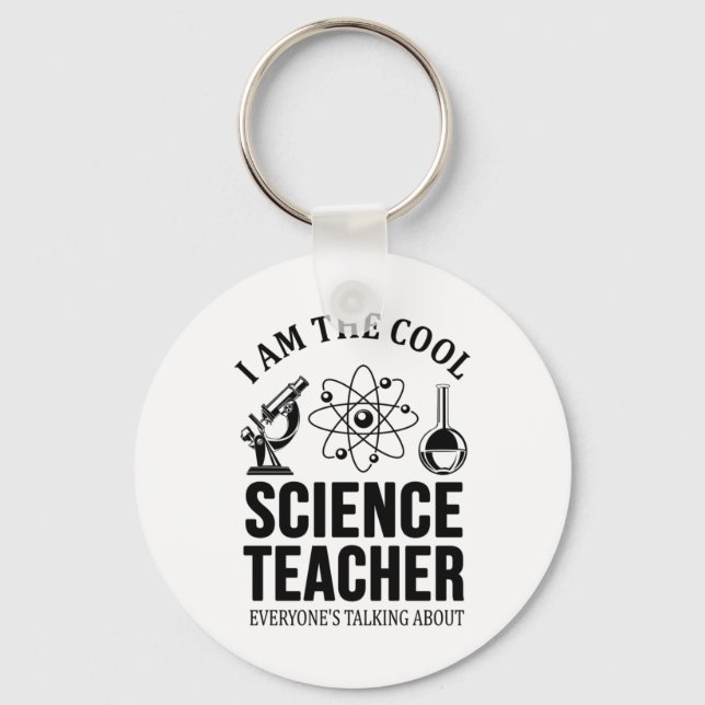Coola Science Teacher Nyckelring (Framsida)