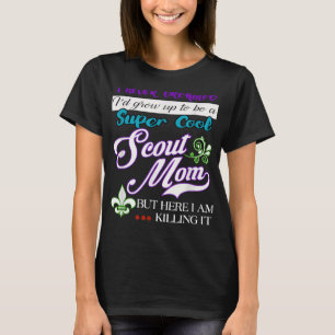 COOLA SCOUT MAMMA Funny Gifts for Women T Shirt