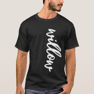 Coola Script Ord Willow   Anpassningsbar T-shirt m
