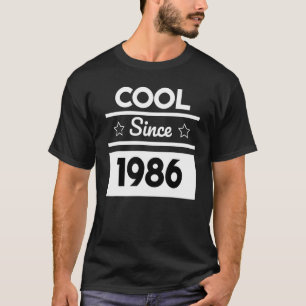 Coola sedan 1986 Födelsedagsdesign T Shirt