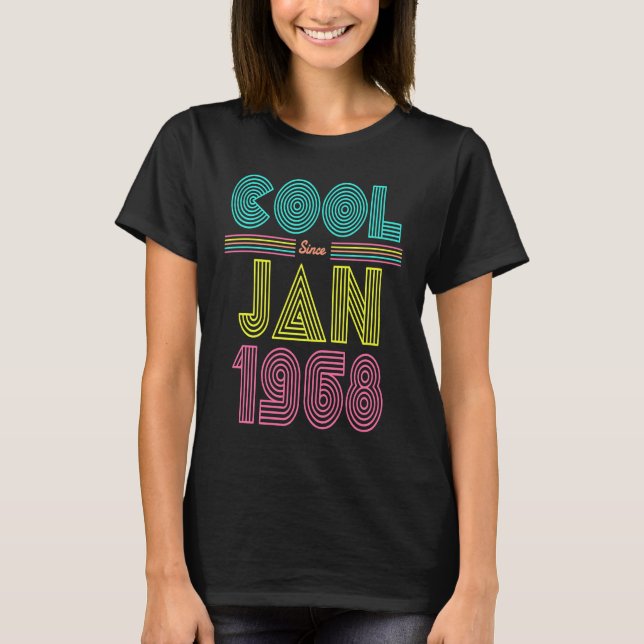 Coola sedan januari 1968 55:e Födelsedagsfesten Ma T Shirt (Framsida)