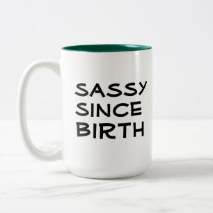 Coola sedan lustig kaffedesign i mugg föddes