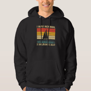 Coola segling för män kvinnor båt segelbåt seglare hoodie