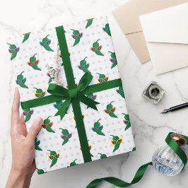 Coola Shades Grönt Chile Mönster Presentpapper