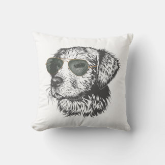 Coola Shades Hund T-Shirt Kudde