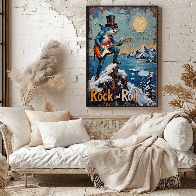 Coola Shark, bergscen Poster (Skapare uppladdad)