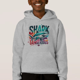 Coola Shark Kids Hoodie - Dive in i Stil och Comfo T Shirt