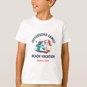 Coola Shark Matching Family Resa Beach Vacation T Shirt