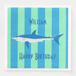 COOLA SHARK PAPPERSSERVETT