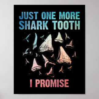 Coola Shark Teeth Art För manar Women Megalodon To Poster