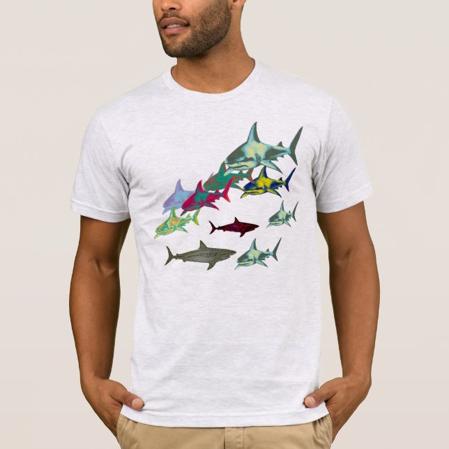 Coola Sharks Tee Shirt (Framsida)