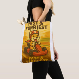 Coola Shiba Inu Tote Bag - Biker Hund Bag Tygkasse