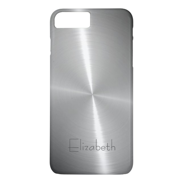 Coola Shiny Radial Steel Metallic Case-Mate iPhone Skal (Baksida)