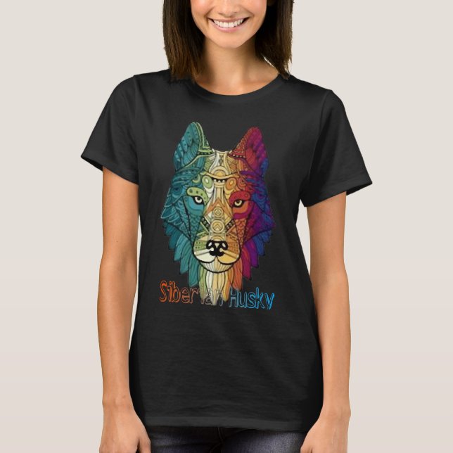 Coola Siberian husky T Shirt (Framsida)