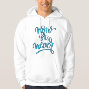 Coola Silke Embroidery Effect "now or never", cita Sweatshirt Med Luva