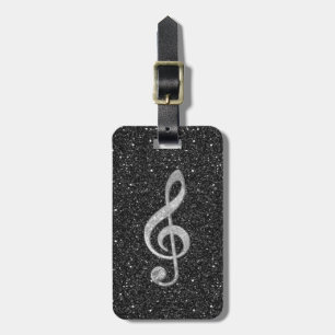 Coola silver glitter ger skuteffekter som tredubbl bagagebricka