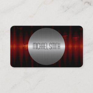 Coola Silver Stainless Steel Metall Visitkort