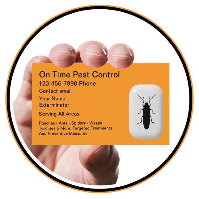 Coola Simple Pest Control Services Visitkort (Skapare uppladdad)