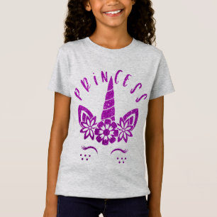 coola sjöjungfru glitter enmajprinsessa t shirt