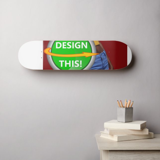 COOLA! Skateboard Deck - 8 1/8 tum - Anpassningsba (Väggkonst (Horz))