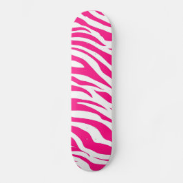 Coola Skateboard for Girls Shock rosa Zebra Rand