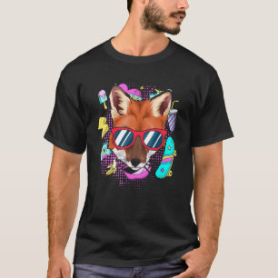 Coola Skateboard Party Animal Sunglass Fox T Shirt