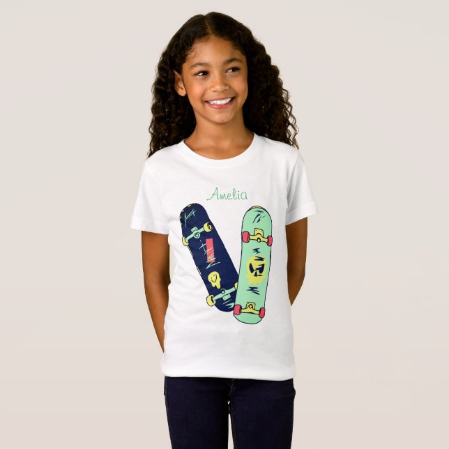 Coola skateboard t shirt (Hel framsida)