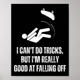 Coola skateboardskonst för män kvinnor skateboard poster