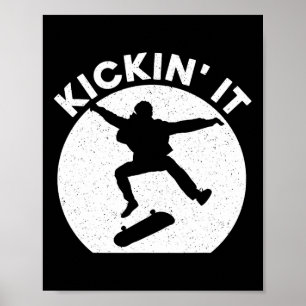 Coola skateboardskonst för män kvinnor skateboardå poster