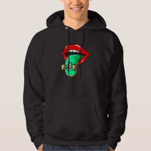 Coola Skater Skateboarder Tunga Hoodie