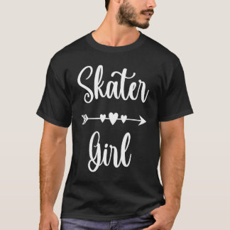 Coola Skater Skateboarding Skateboard Skating Girl T Shirt