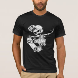 Coola Skater Skeleton - Grunge & Emo Streetwear T Shirt