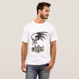 COOLA Skeleton Black Gult T Shirt