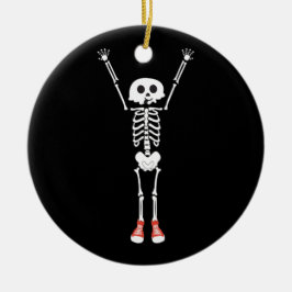 Coola Skeleton Halloween Design Design Julgransprydnad Keramik