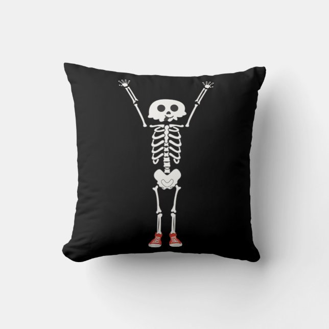 Coola Skeleton Halloween Design Design Kudde (Framsida)