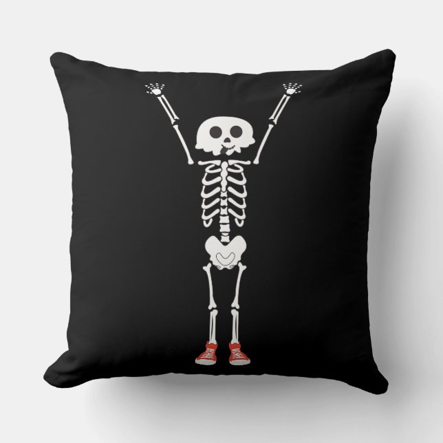 Coola Skeleton Halloween Design Design Kudde (Framsida)
