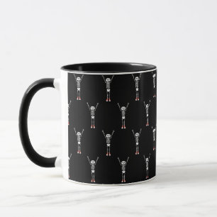 Coola Skeleton Halloween Design Design Mugg
