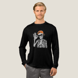 Coola Skeleton med Orange Cap | Hip-Skutt Hallowee T Shirt
